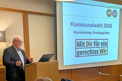 Fraktionssprecher Karl Wolf